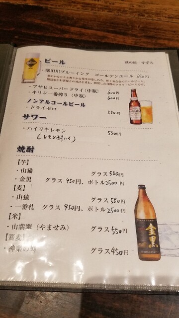 用戶對於酒の屋すずろ的評論高清圖