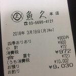 用戶對於京粕漬 魚久  人形町本店的評論圖