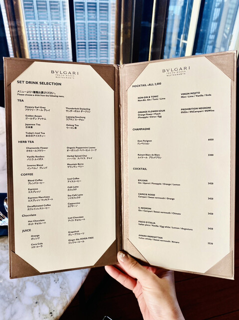 用户对于BVLGARI GINZA BAR的评论高清图