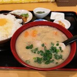 用戶對於とろ〜り豚汁めし 八百食堂的評論圖