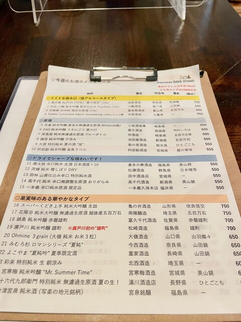 User's recommendation image for Japanese SAKE STAND 85