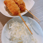 用户对于串かつ 千里的评论图