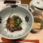 User's review image for だし茶漬け+肉うどん えん 日本生命札幌ビル店