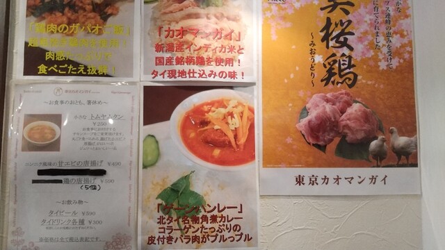 用户对于東京カオマンガイ 木場店的评论高清图