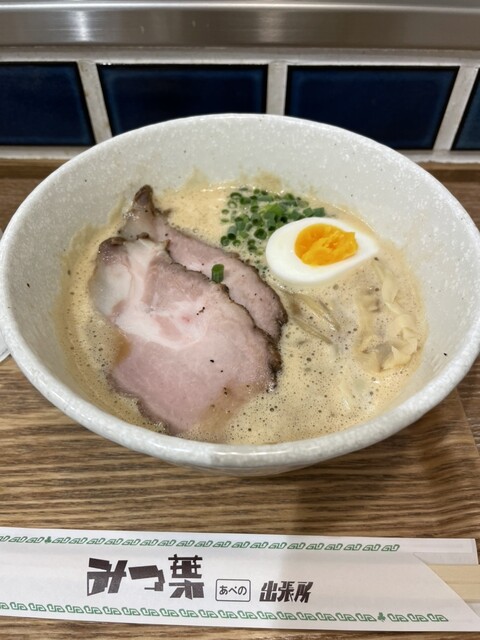 用户对于ラーメン家 みつ葉  あべの出張所的评论高清图
