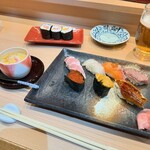 用戶對於元祖ぶっち切り寿司 魚心 心斎橋店的評論圖
