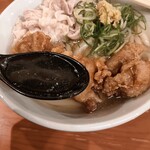 用戶對於自家製さぬきうどんと肉 新橋甚三的評論圖