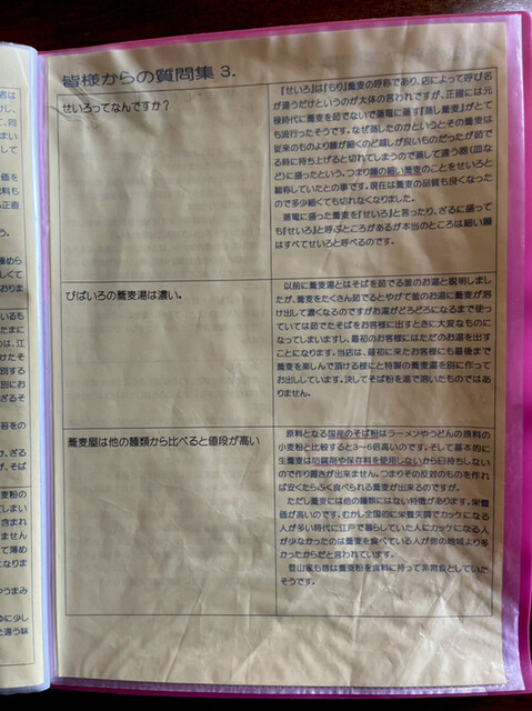 用户对于蕎麦の里 びばいろ的评论高清图