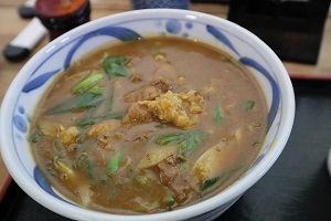 用户对于うどんの前田 四天王寺本店的评论图