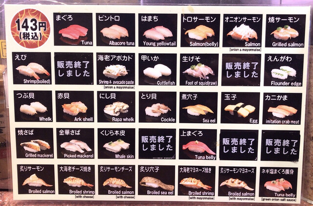 用戶對於元禄寿司 梅田店的評論高清圖