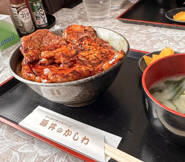 用户对于豚丼のかしわ的评论高清图