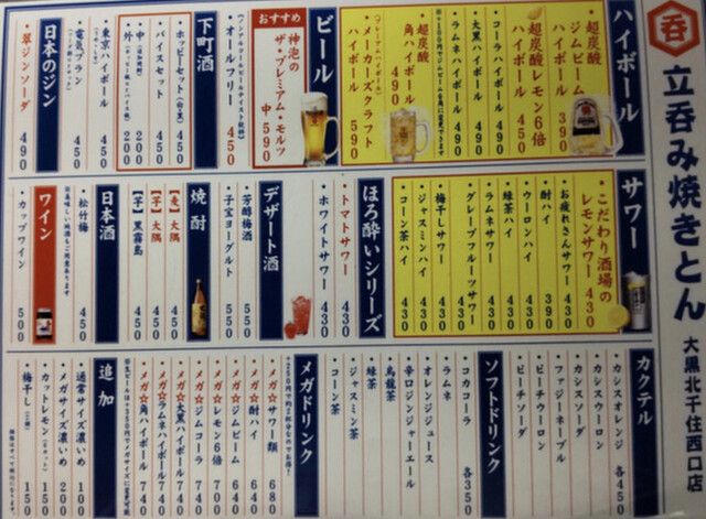 用户对于立呑み 焼きとん 大黒 北千住西口店的评论高清图