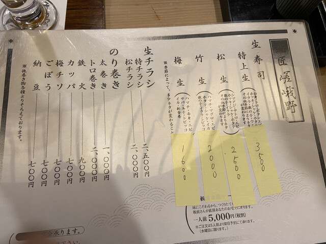 用户对于鮨匠 嵯峨野的评论高清图