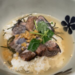 User's review image for だし茶漬け+肉うどん えん 日本生命札幌ビル店