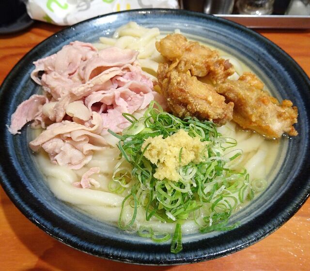 用戶對於自家製さぬきうどんと肉 新橋甚三的評論高清圖