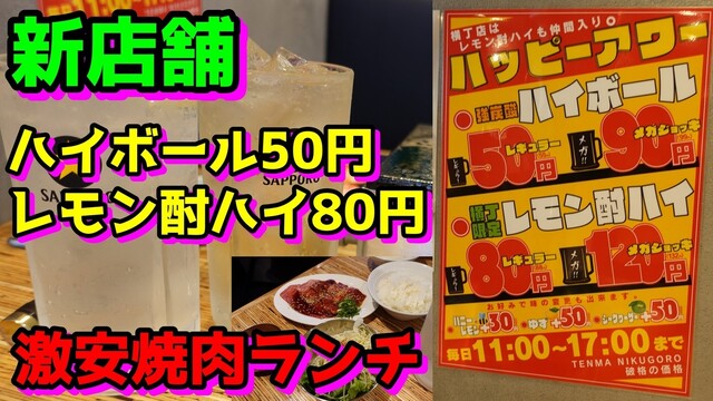 用户对于焼肉ホルモン 肉五郎 横丁店的评论高清图