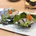 用戶對於元祖ぶっち切り寿司 魚心 心斎橋店的評論圖