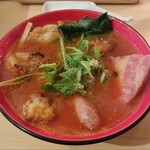 用户对于空と大地のトマト麺 Vegie的评论图