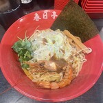 用户对于魚介油そば春日亭 中野店的评论图