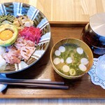 用戶對於築地本願寺カフェ Tsumugi はなれ 月島店的評論圖