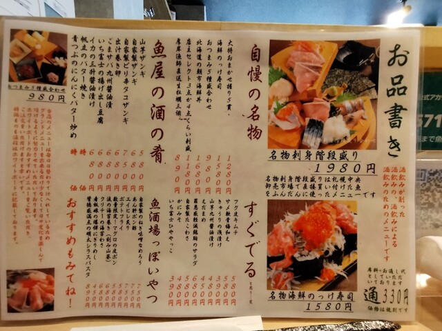 用戶對於朝から夜まで魚屋&魚酒場いち富士的評論高清圖