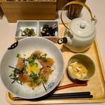 User's review image for だし茶漬け+肉うどん えん 日本生命札幌ビル店
