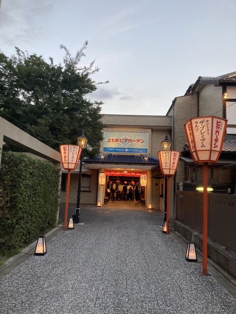 用户对于上七軒ビアガーデン的评论高清图