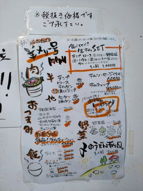 用户对于羊メリー号的评论高清图