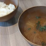 用戶對於毎朝挽肉と羽釜ごはん ハンバーグぼうず的評論圖