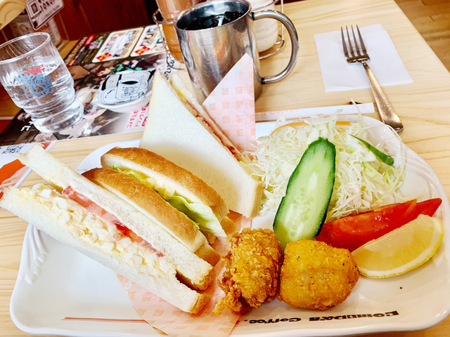 用户对于コメダ珈琲店 新大阪店的评论图