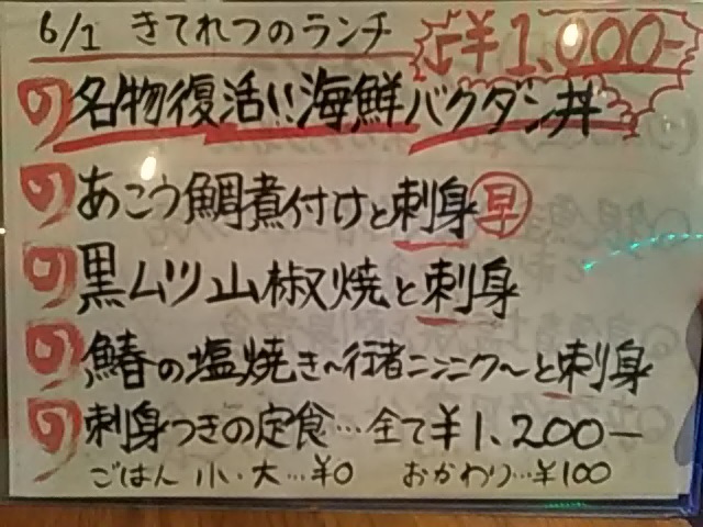 用户对于魚食堂 きてれつ 堀留町店的评论高清图