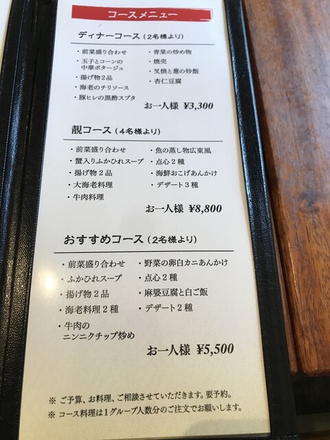 用户对于CHINESE RISTORANTE レン的评论高清图