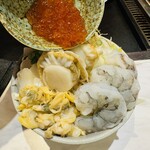 用戶對於両国だしもんじゃ もんじ 新宿西口パレット店的評論圖