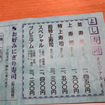 用戶對於よし寿司 上野店的評論圖