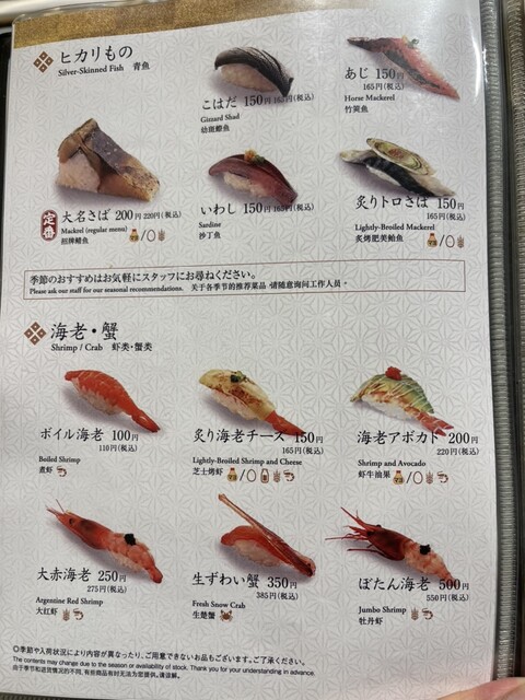 用戶對於寿司の美登利 総本店的評論高清圖