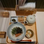 User's review image for だし茶漬け+肉うどん えん 日本生命札幌ビル店