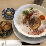 用户对于鶏白湯そば 燠的评论图