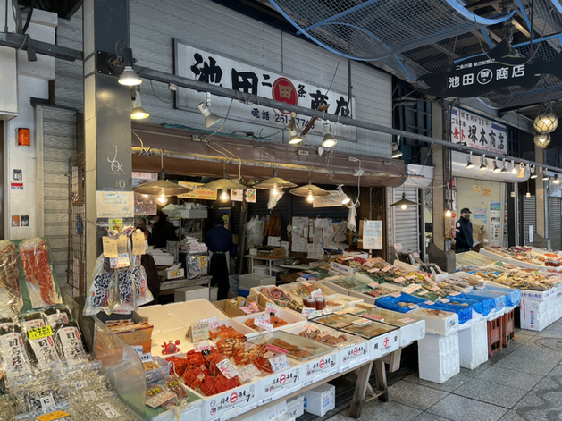用戶對於池田商店的評論圖