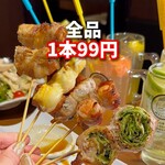 User's review image for 焼鳥と博多名物野菜巻串 焼きんしゃい 江坂店