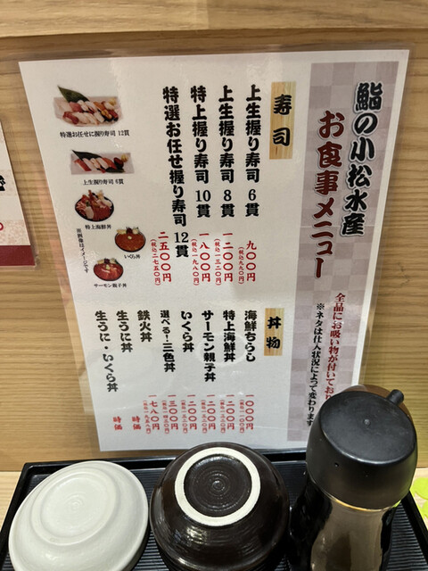 用户对于小松水産 イオン札幌桑園店的评论高清图