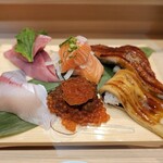 用戶對於元祖ぶっち切り寿司 魚心 心斎橋店的評論圖