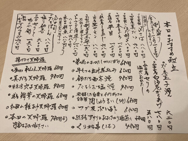 用户对于季節料理と地酒 裕的评论高清图