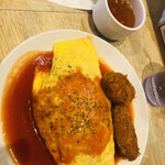 用戶對於男のオムライス EGG BOMB 池袋店的評論圖