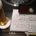 用户对于佐賀牛焼肉 上場亭 西中洲店的评论图