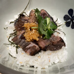 User's review image for だし茶漬け+肉うどん えん 日本生命札幌ビル店