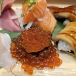 用戶對於元祖ぶっち切り寿司 魚心 心斎橋店的評論圖