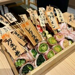 用户对于野菜巻き串どげんね 品川店的评论图