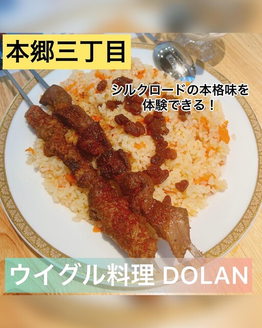 用户对于ウイグル料理 DOLAN的评论高清图