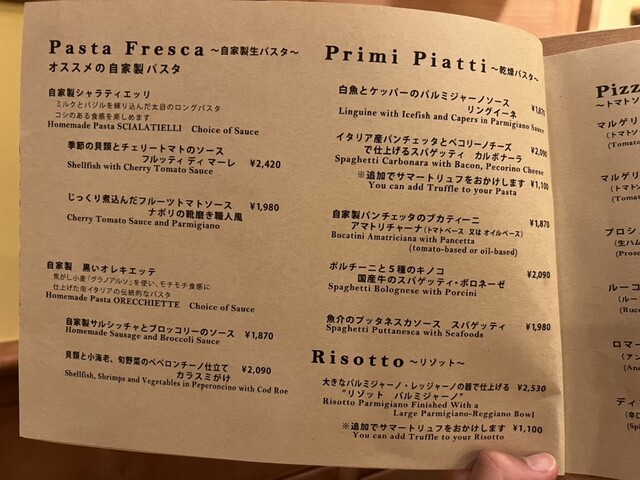 用戶對於ピッツェリア オステリア カポ的評論高清圖