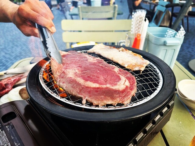 食と緑の空中庭園的实拍高清图